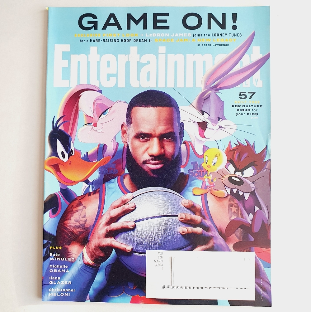 Entertainment Weekly Magazine April, 2021 - Lebron James, Space Jam A New Legacy